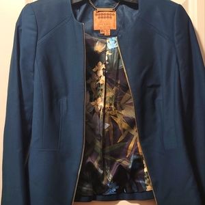 Ted baker Tailored cropped suit blazer